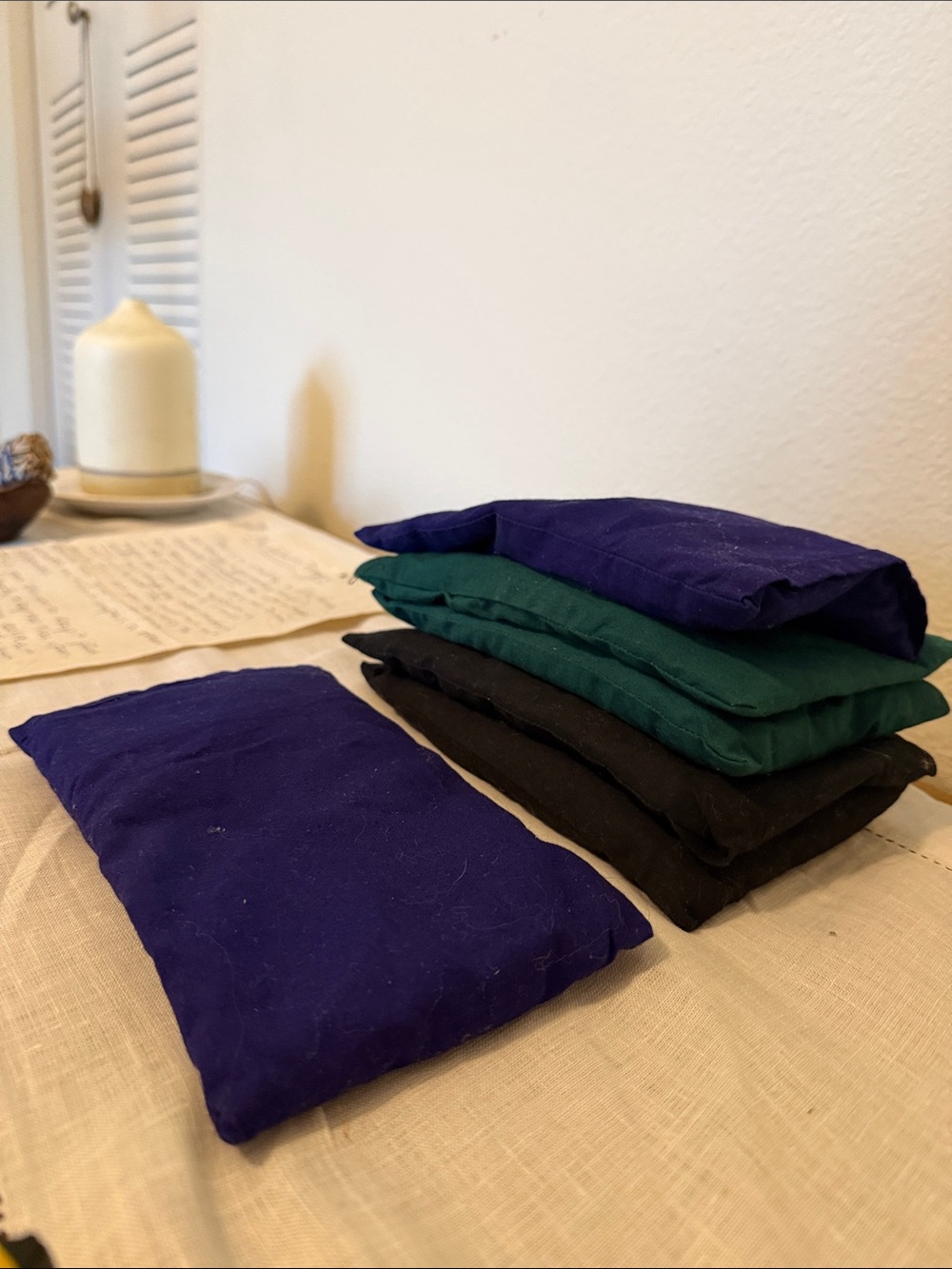 Yoga Relaxation Eye Pillows - Cotton Set
